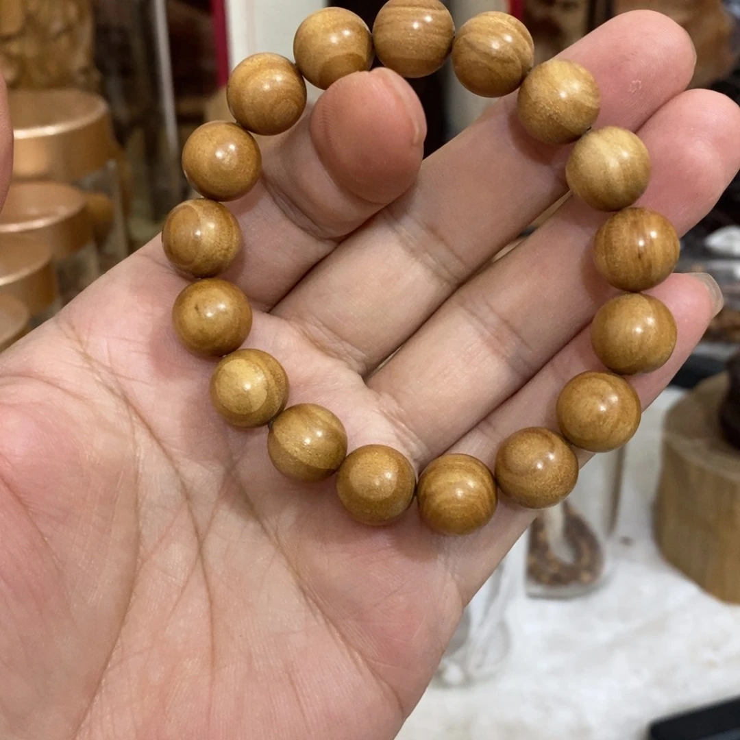 沐***风檀香木手串/手链顺纹1.2