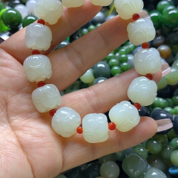 和田玉手链未镶嵌