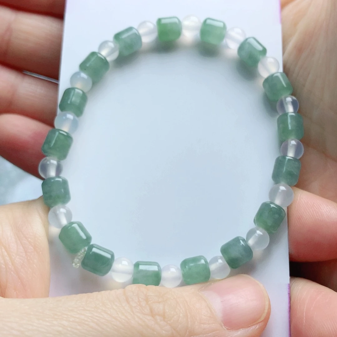 翡翠手链未镶嵌珠串