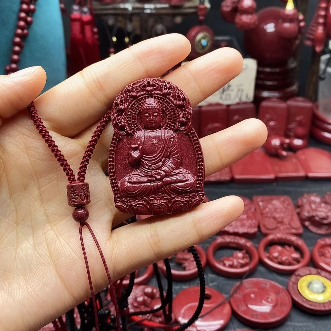 天然辰砂火焰守护属猪