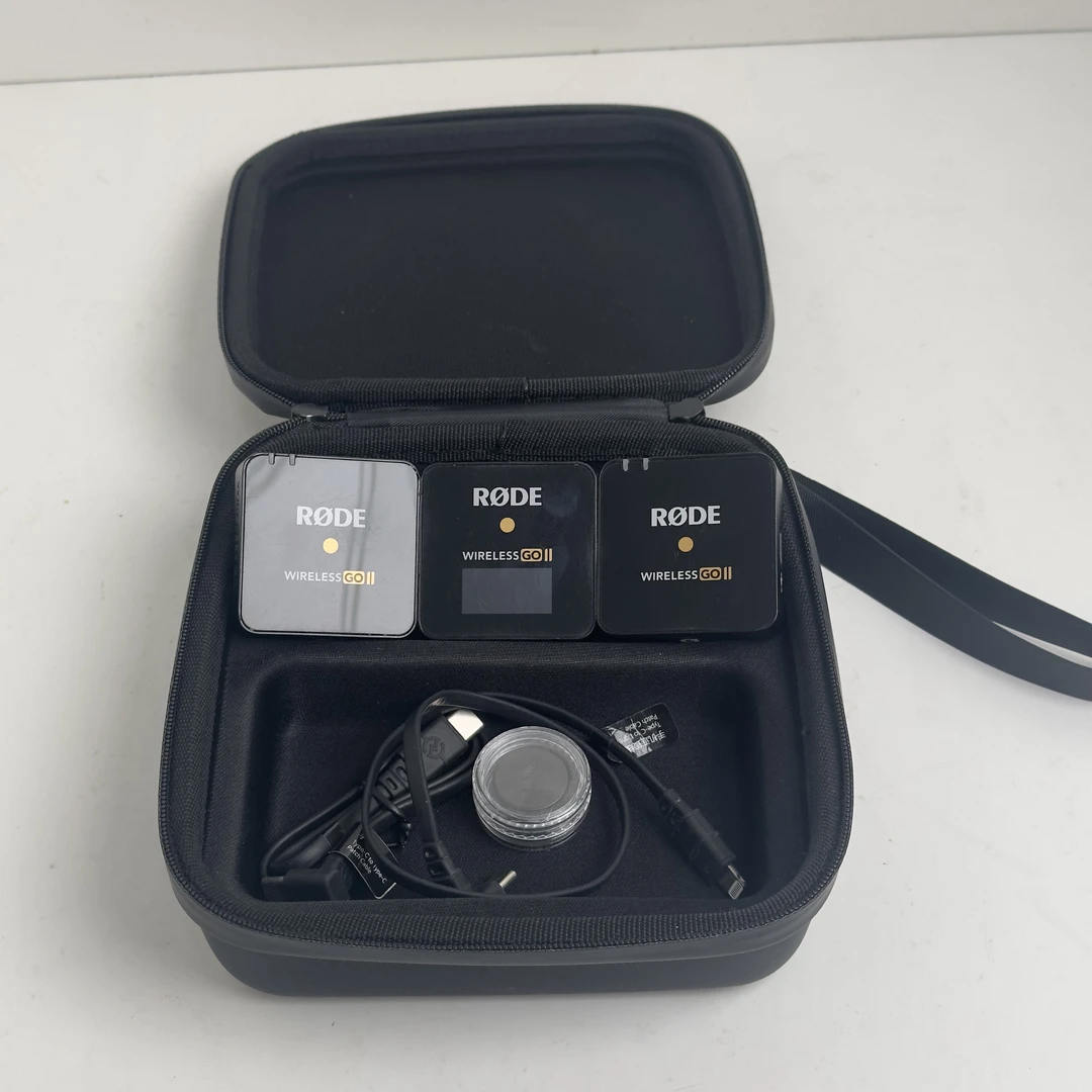 RODE罗德Wireless Go II无线麦克风相机领夹话筒手机直播收音麦