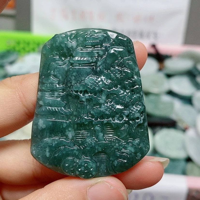 【闪购商品】翡翠颈饰未镶嵌纯天然