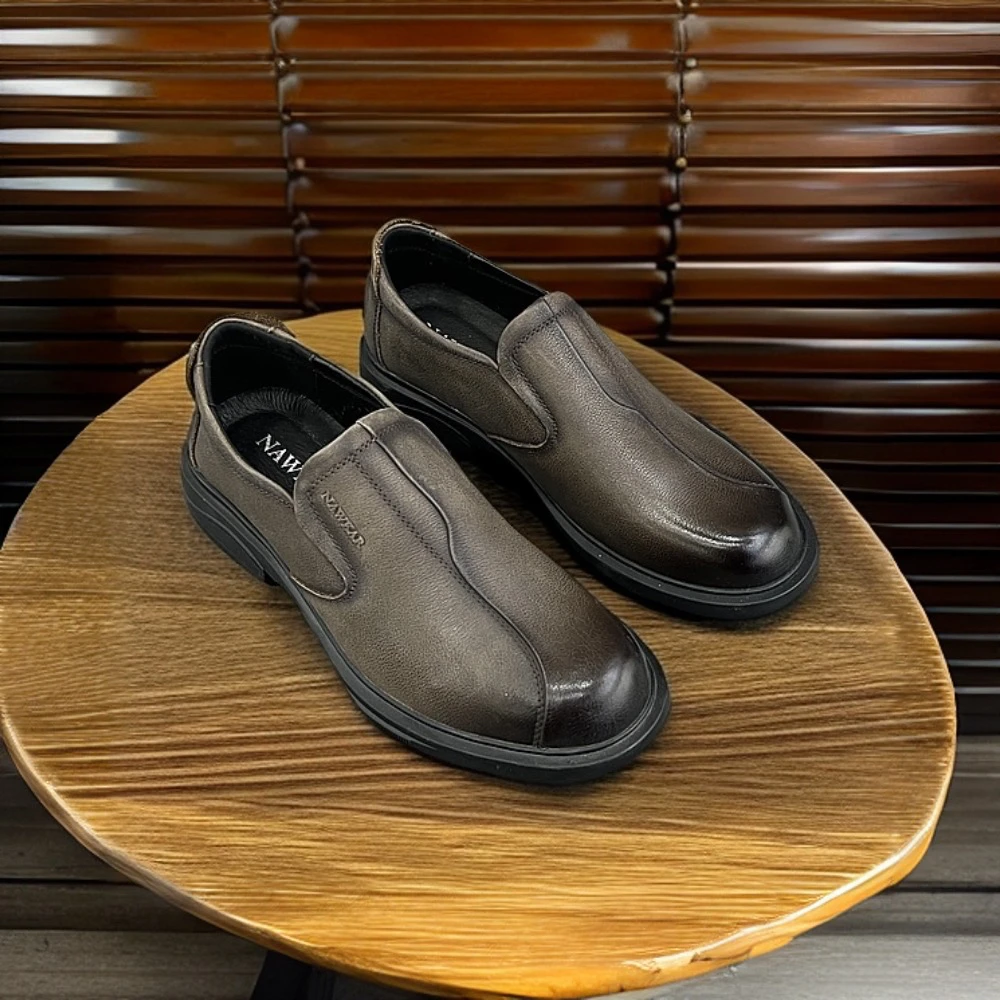 9308-外贸原单折扣休闲皮鞋男士