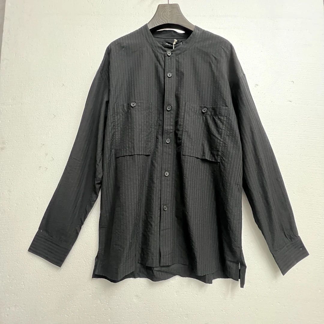 北纬三十度设计师男装春季时尚男宽松舒适长袖衬衫13551Y