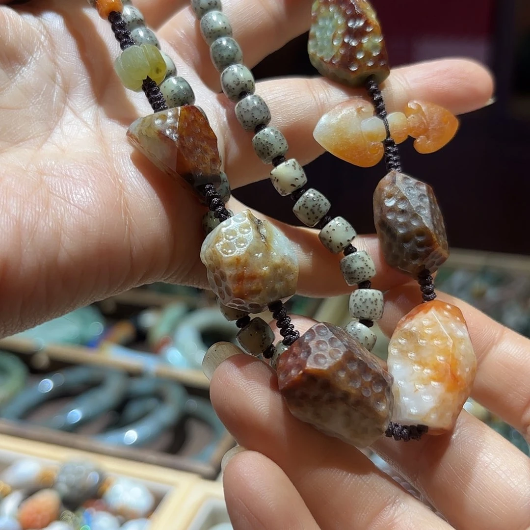 翡翠未镶嵌颈饰原创