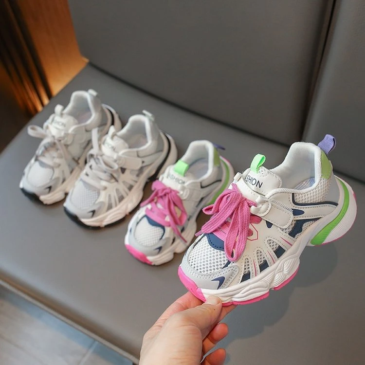 DAODANMAYI/捣蛋蚂蚁男女童运动多巴胺儿童鞋子网面透气夏季6605