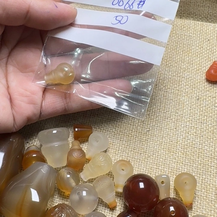 玛瑙/玉髓颈饰合金高**水0066