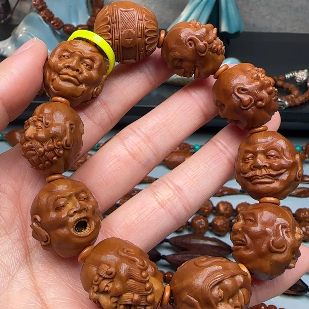 橄榄核手串/手链2.1尺寸须派十八罗汉手串