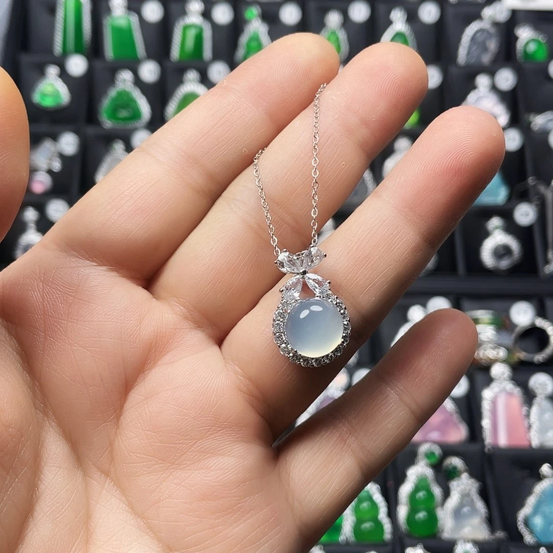 玛瑙/玉髓颈饰合金