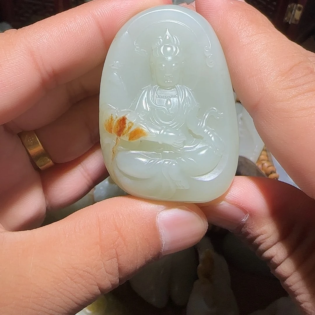 和田玉未镶嵌颈饰不***缘