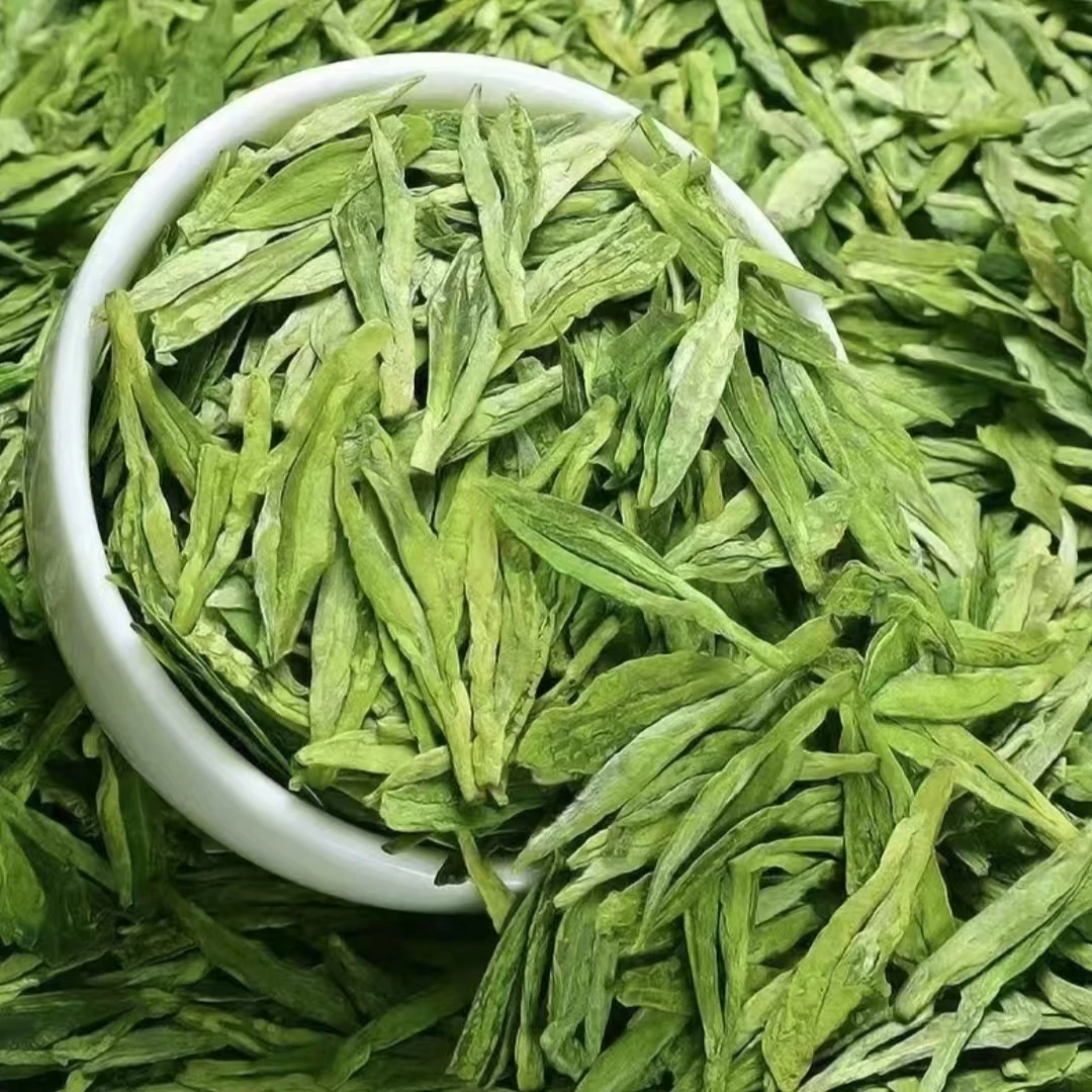 【半斤装】豆香绿茶雨前高级龙井新茶杭州浓香型正宗龙井茶叶袋装