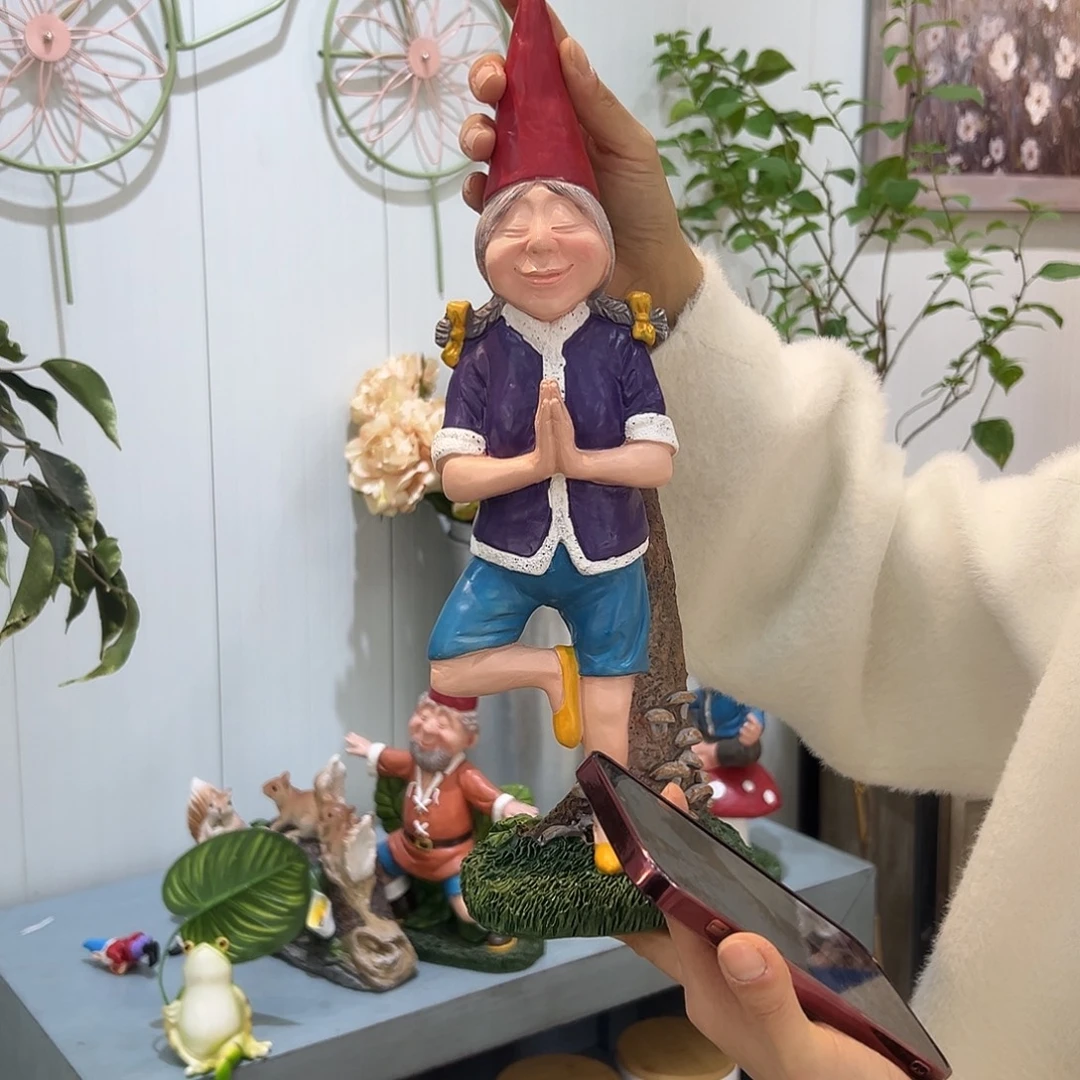 花园摆件红红火火