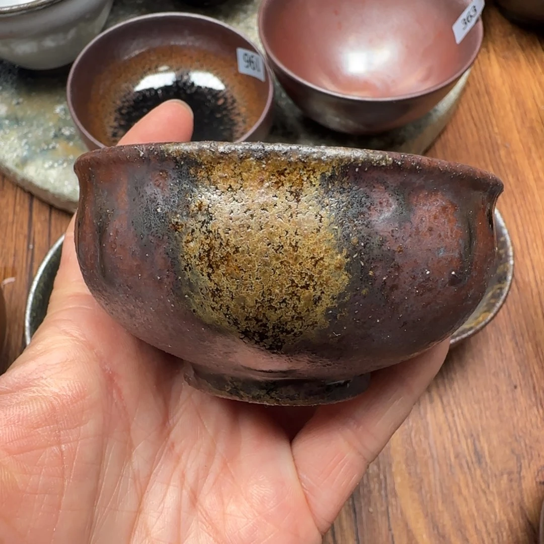 柴烧建盏茶盏茶杯141