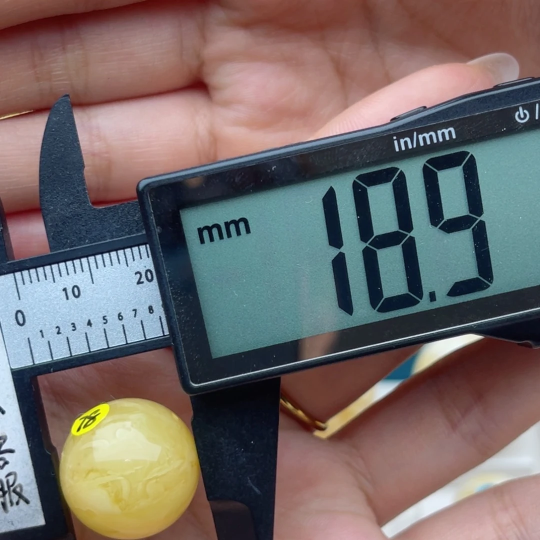 未镶嵌蜜蜡裸石蜜蜡圆珠微瑕玥