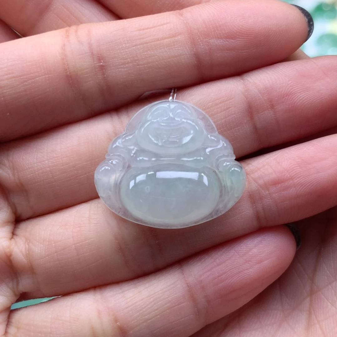 翡翠吊坠(不含链)未镶嵌佛公