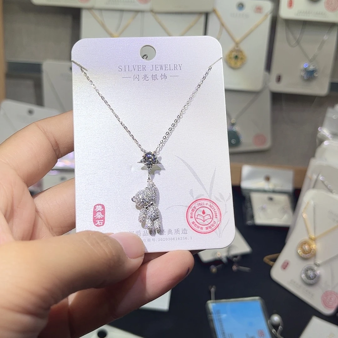 合成立方氧化锆吊坠925银