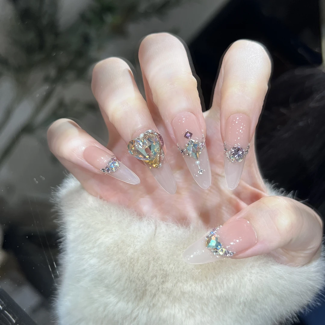 本宫指义【N12-1/施华】穿戴甲  粉08