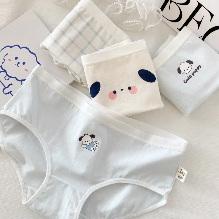内裤女生a类婴儿棉5A抗菌裆部甜美可爱卡通学生日系少女三角透气