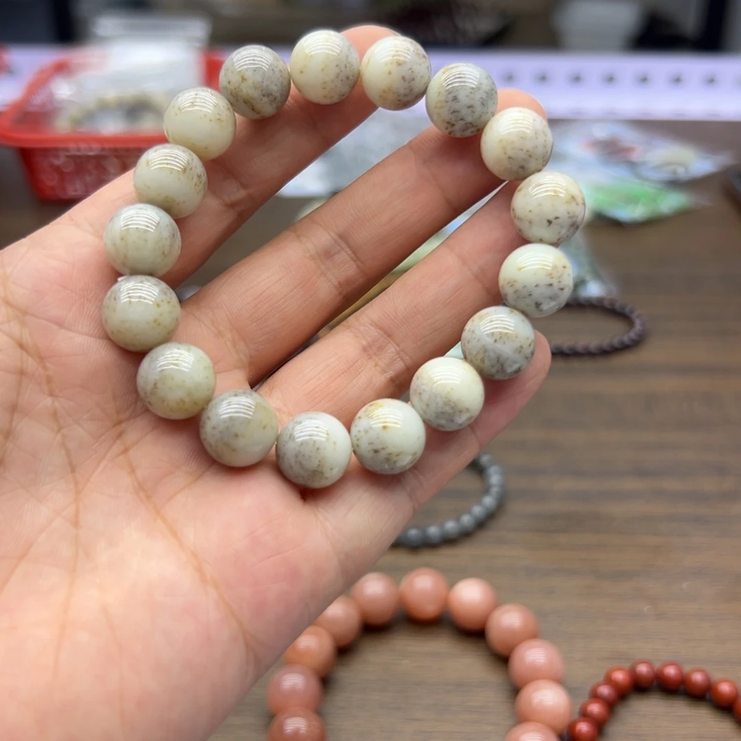 手链未镶嵌和田玉糖白聚宝盆卡12