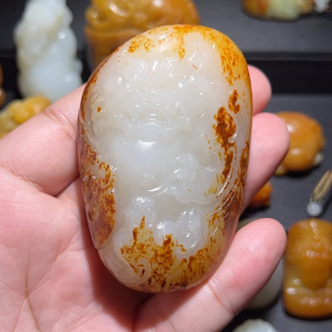 不***寸和田玉未镶嵌颈饰