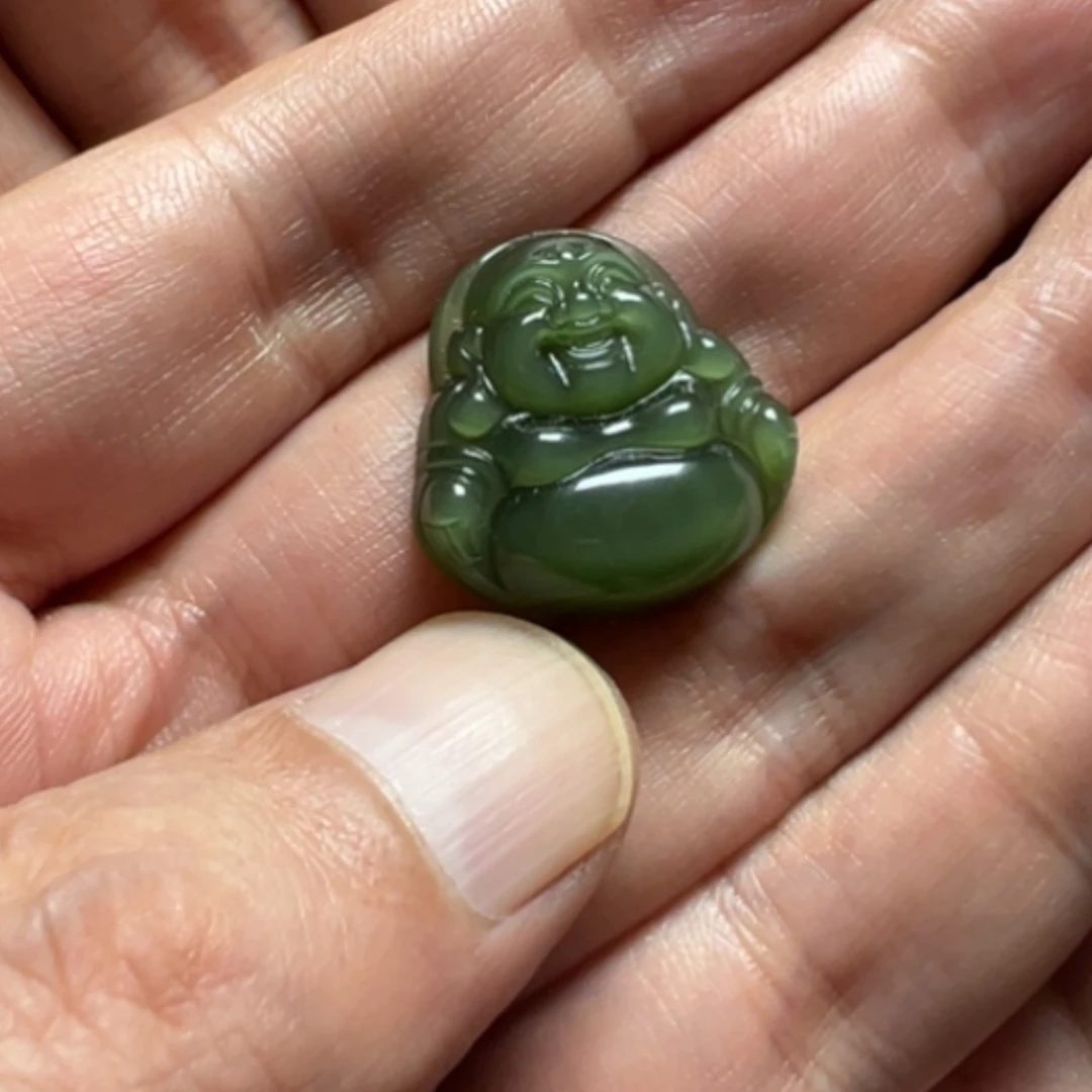 【闪购商品】颈饰未镶嵌和田玉逗*