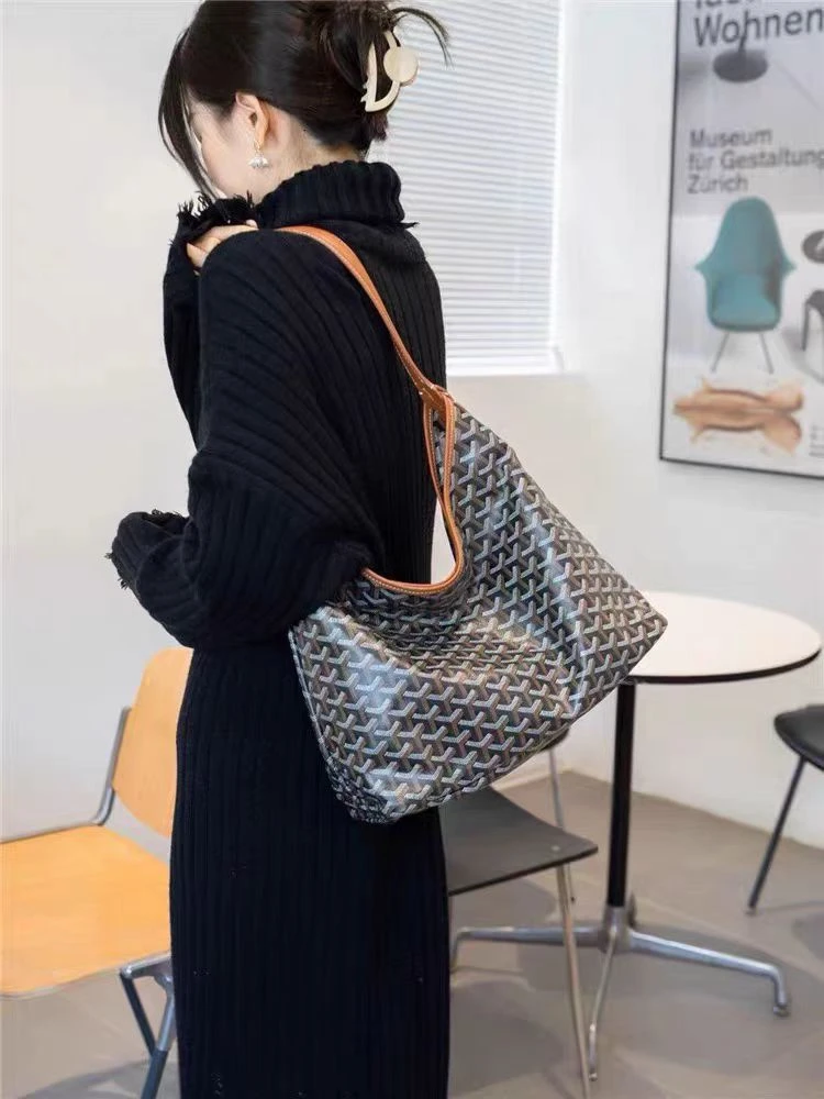 软面舒适狗牙hobo腋下经典拉链子母单肩手提大经典大容量印花hobo