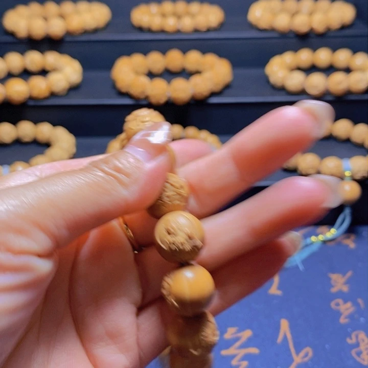 猴头核桃手串观音