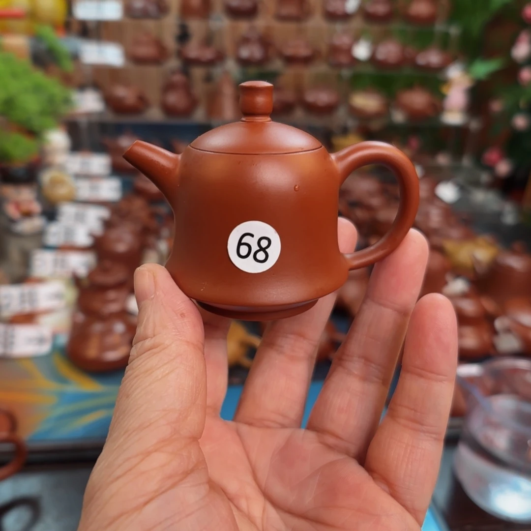 茶壶朱泥关*朱泥茶壶微瑕40C