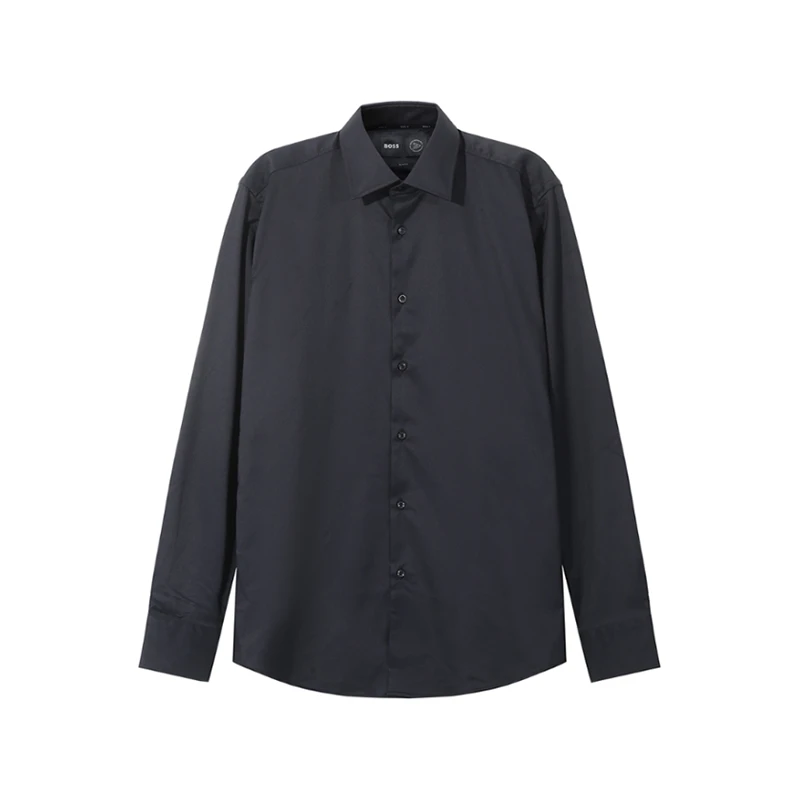 Hugo Boss雨果博斯 新品 男士弹力斜纹修身长袖衬衫50503356