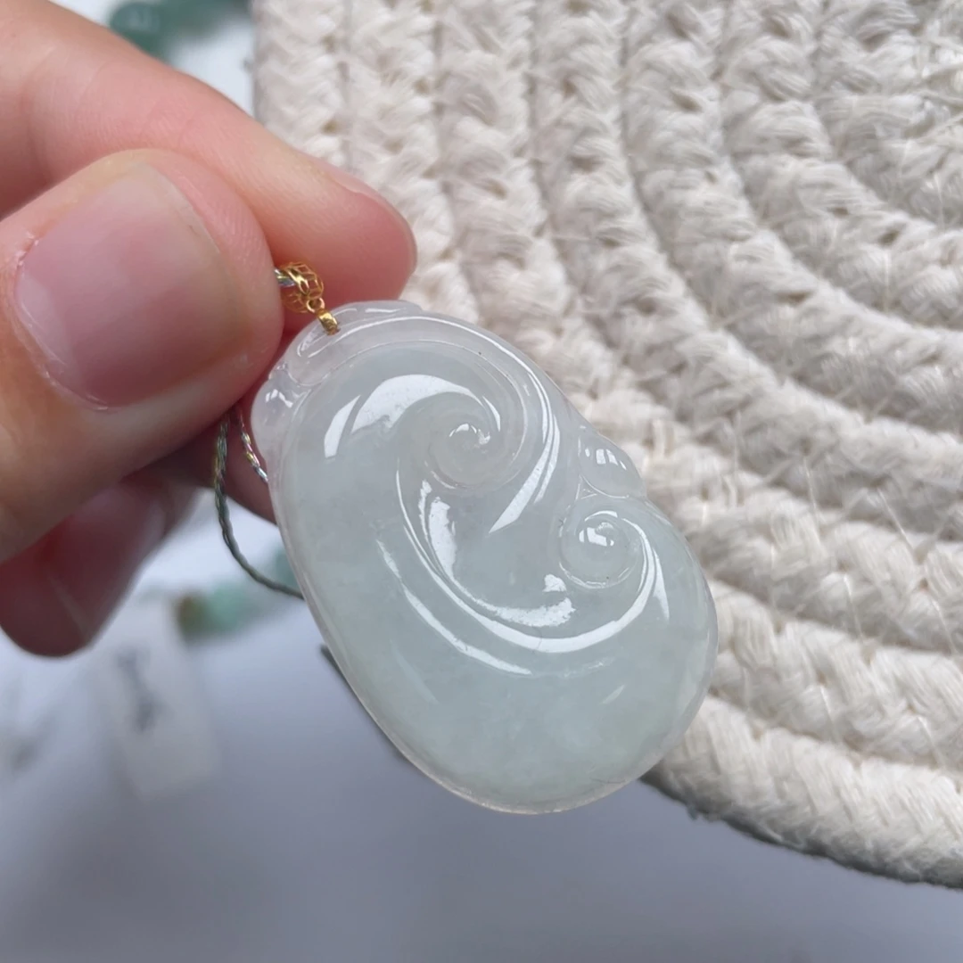 翡翠未镶嵌颈饰天然A货缅甸翡翠