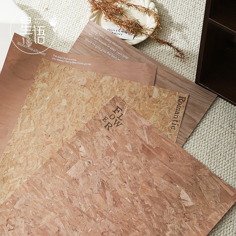 【星语】秋冬新款 中古原木系列包装纸鲜花花束包花纸高级氛围纸diy