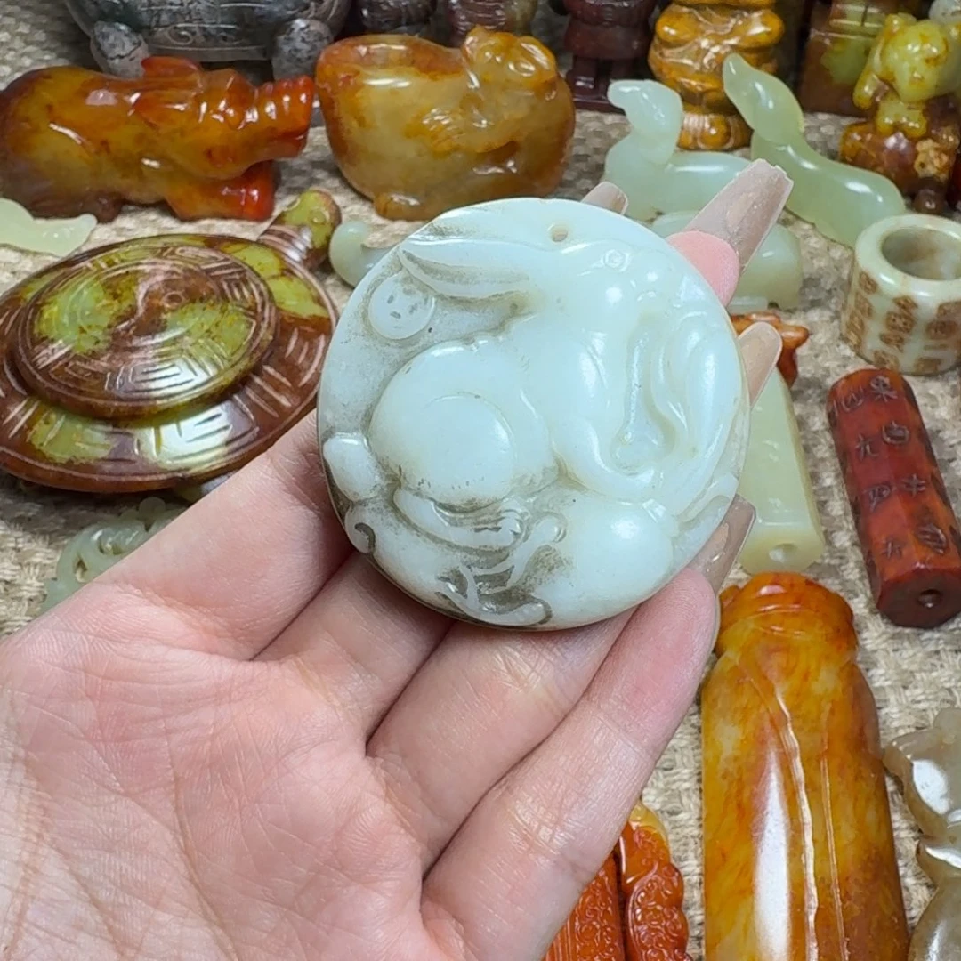 吊坠白玉菩提挂件