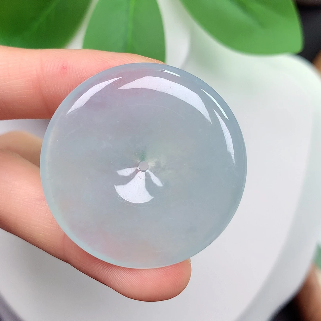 颈饰未镶嵌翡翠平安扣 35.6-5.6mm