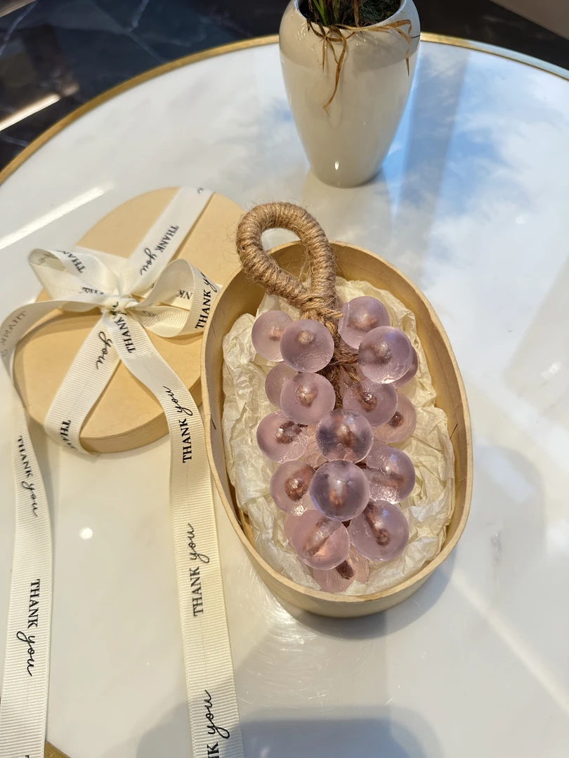 IT`S A 10水晶葡萄香熏皂仿真留香挂件送礼生日礼物手工皂沐浴