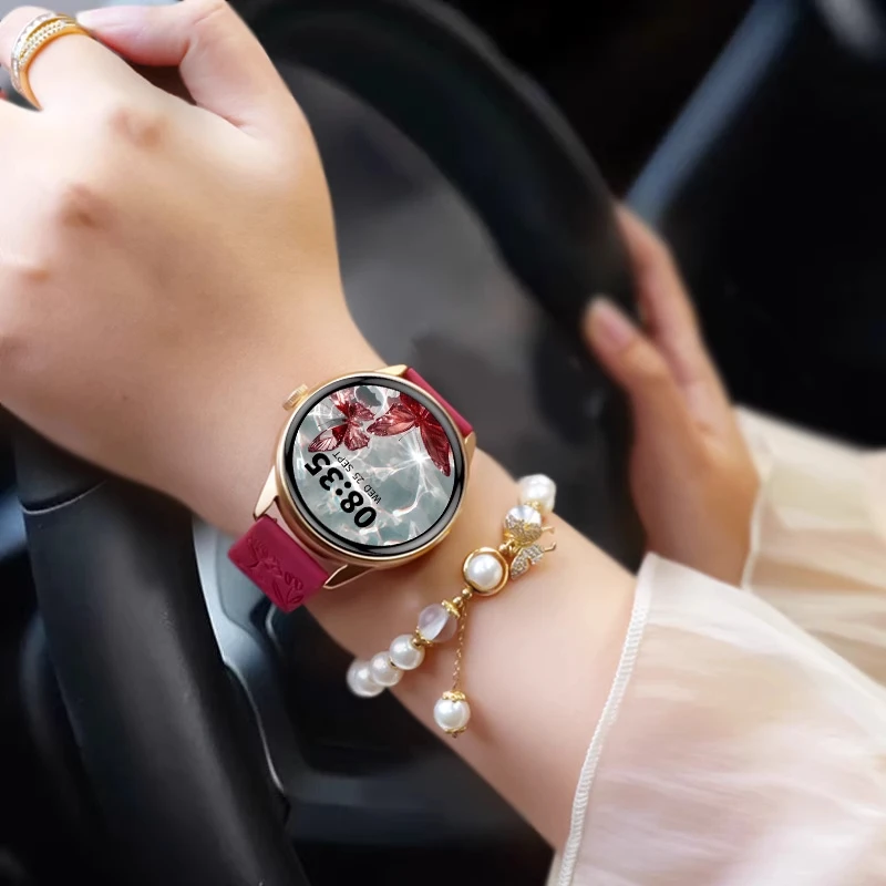 古风GT WATCH女款2025新智能运动手表支付蓝牙连接测心率睡眠监测
