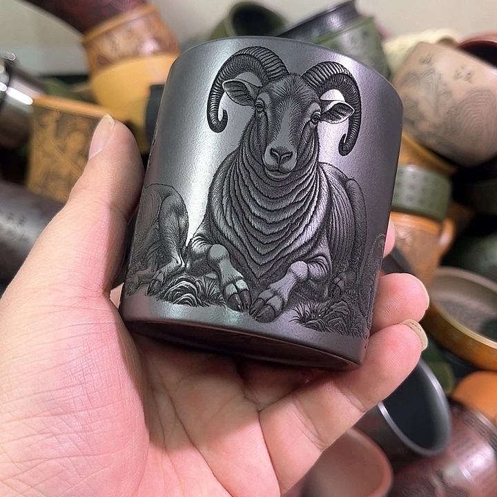 茶杯紫砂全手工紫砂主人杯