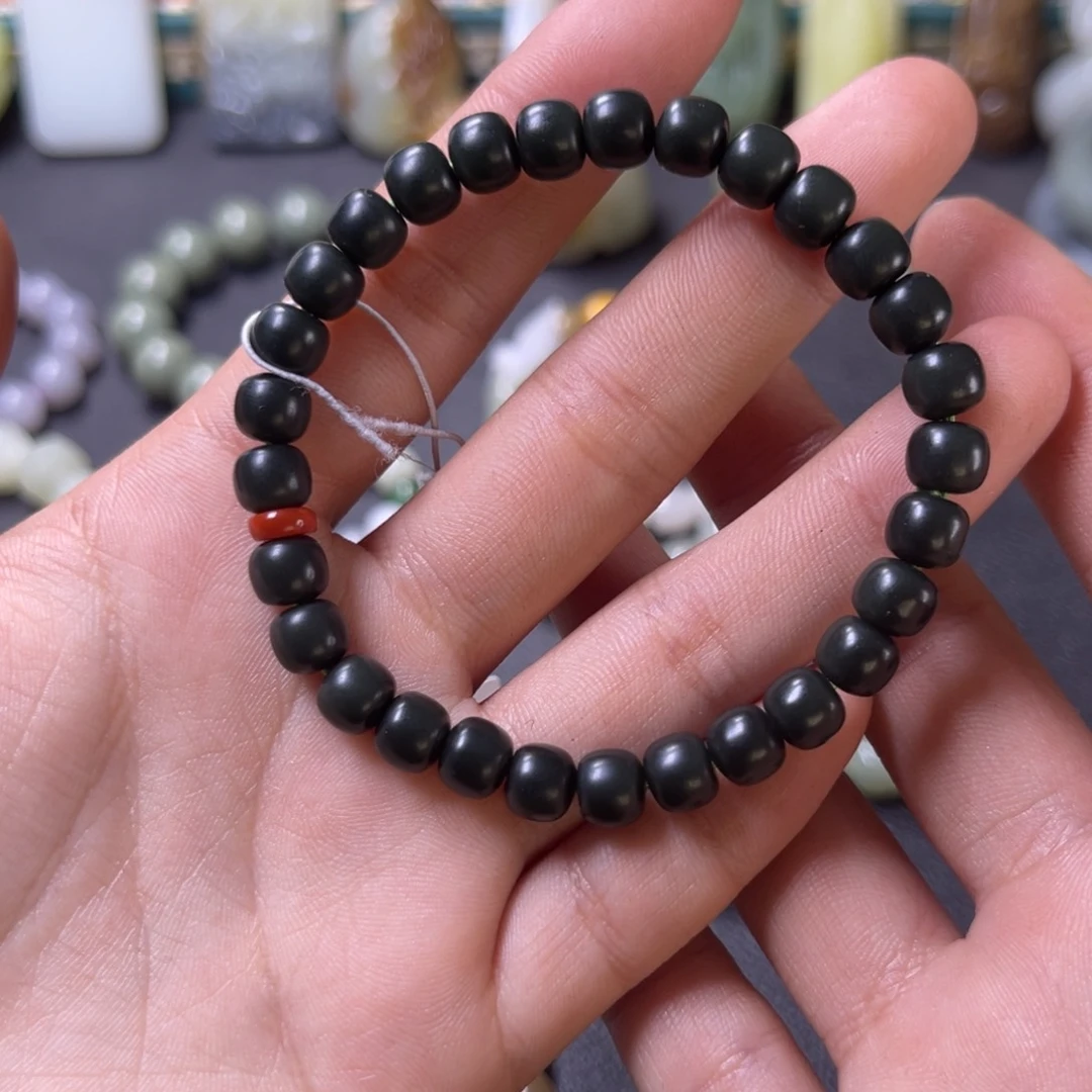 和田玉手串未镶嵌依*