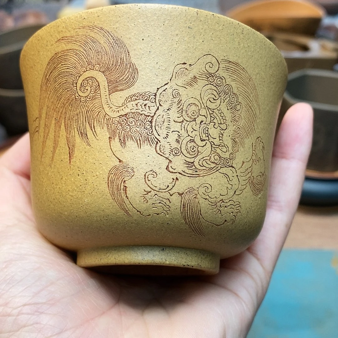 紫砂茶宠宜兴紫砂杯