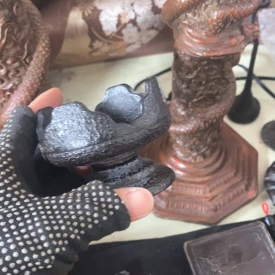 蜜安罐瓷香炉锡茶则