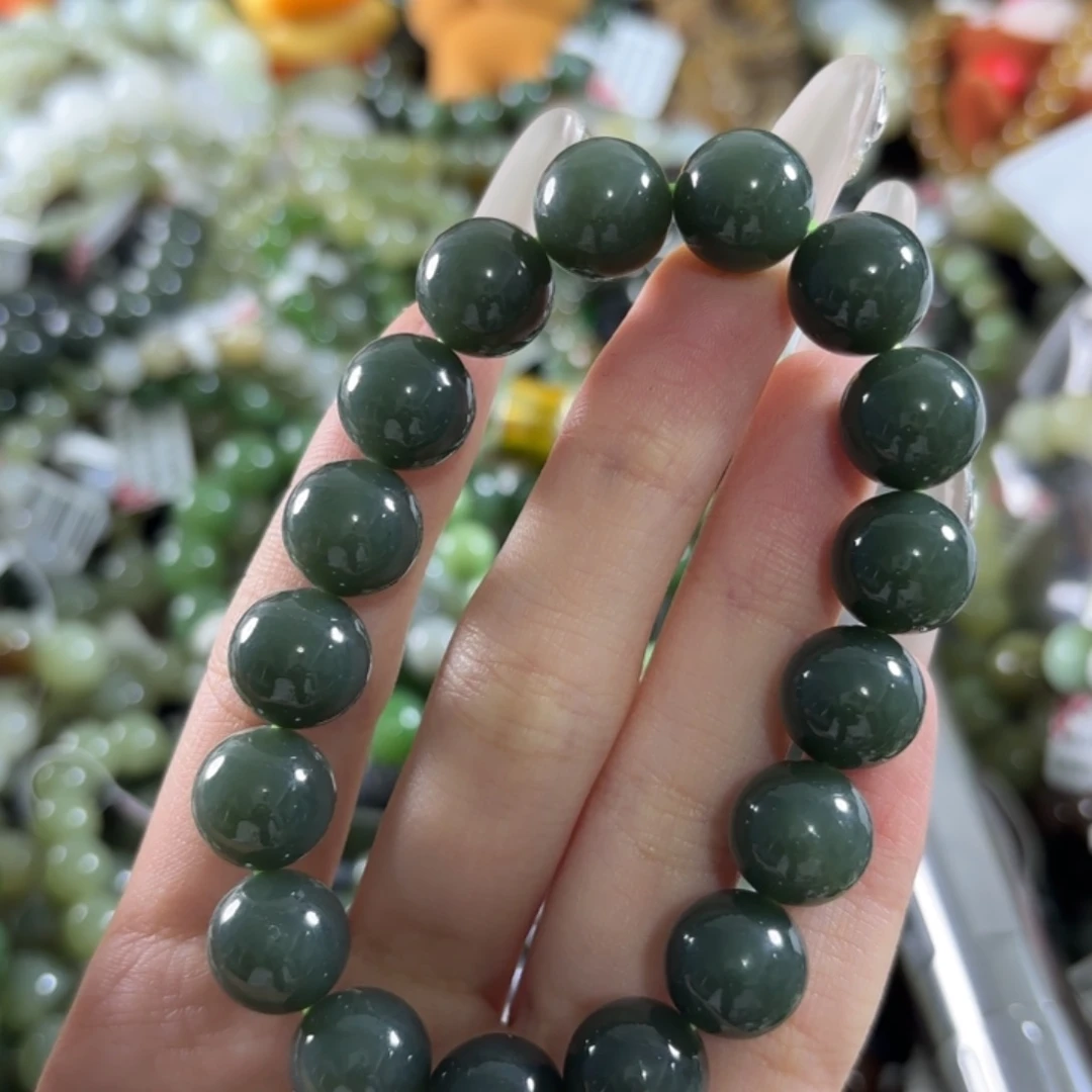 和田玉未镶嵌手链331