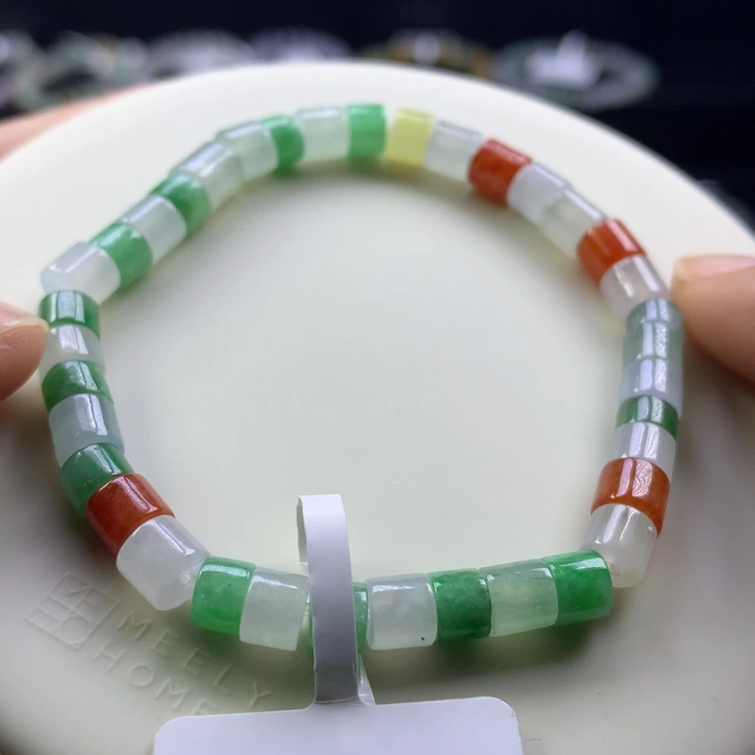 未镶嵌手串翡翠卡5.3