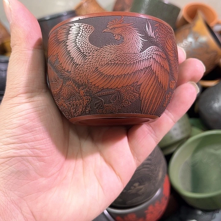 茶杯紫砂全手工紫砂主人杯