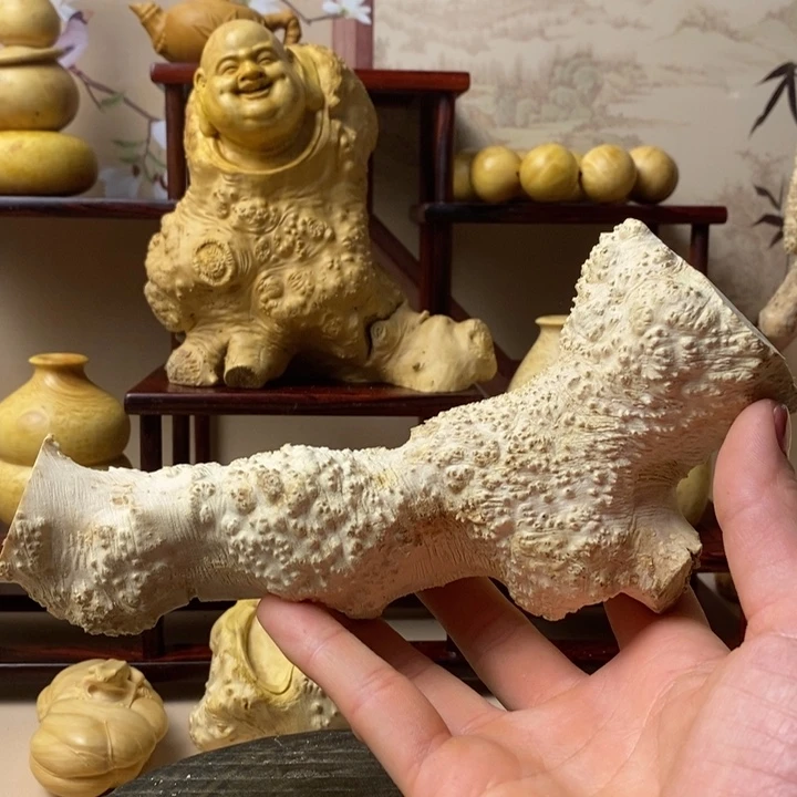 香榧木新*黄杨木手把件