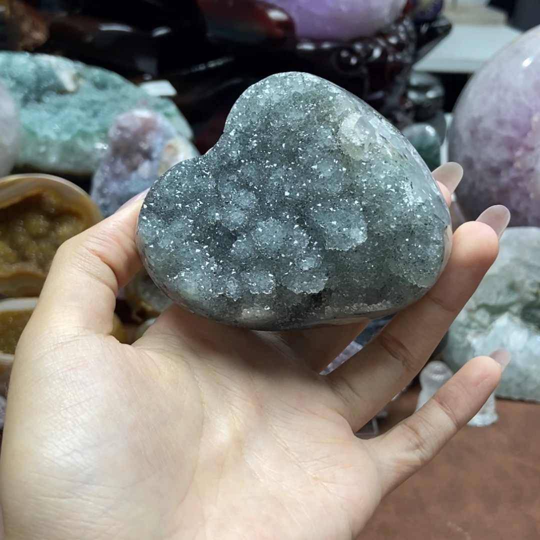 紫晶摆件未镶嵌水晶