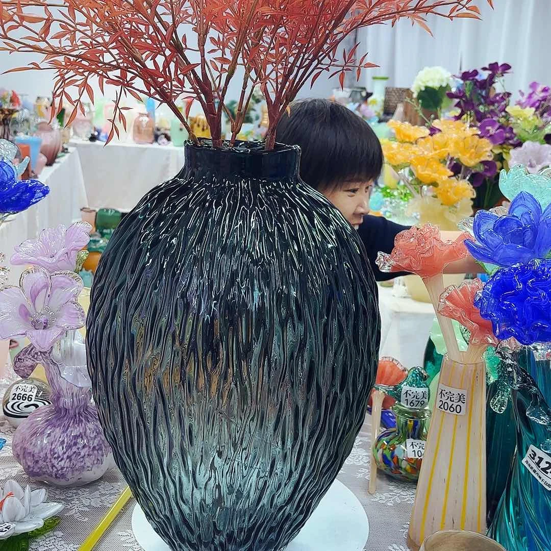 简***9琉璃花瓶花瓶艺术品