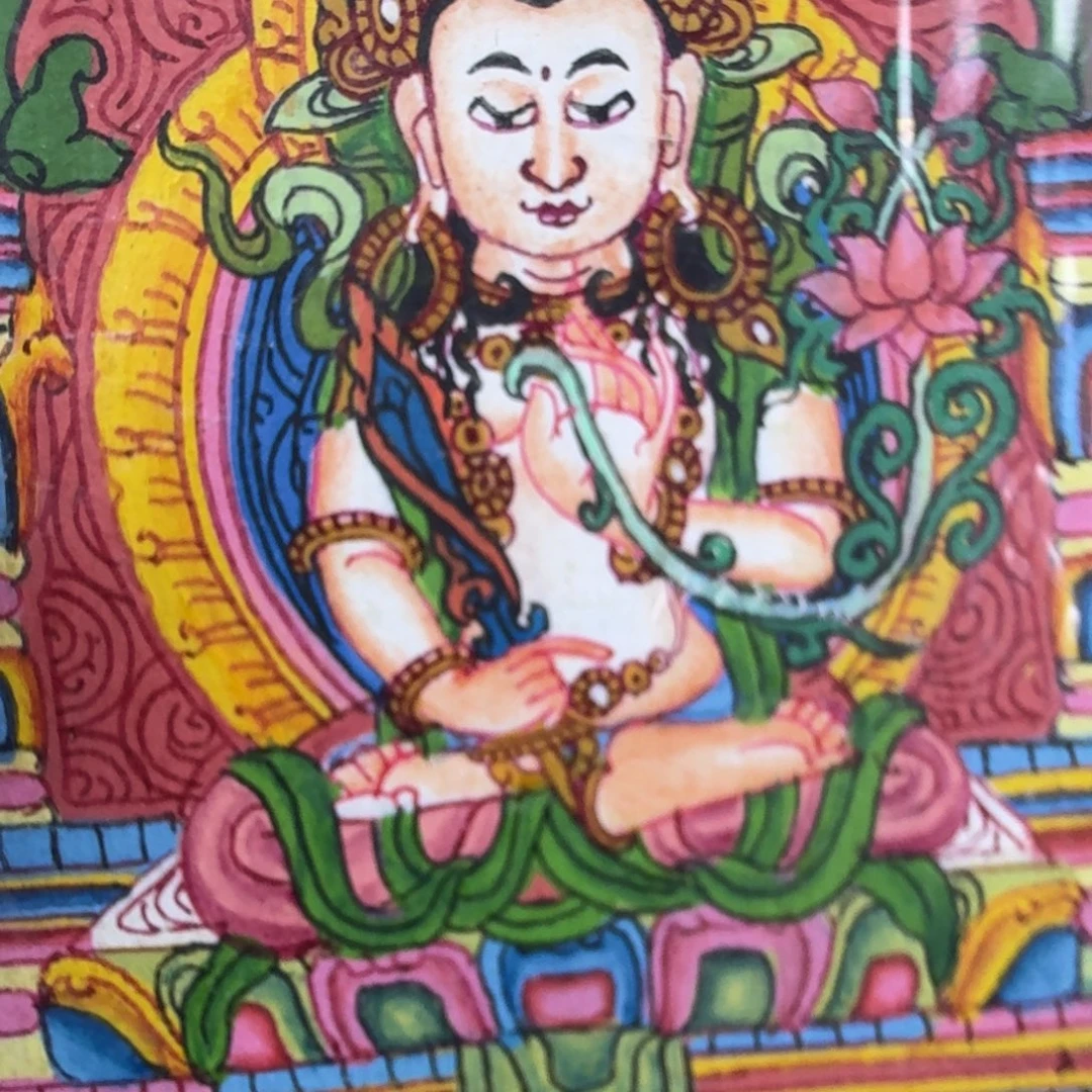 吊坠纯手绘齐岗虚空藏