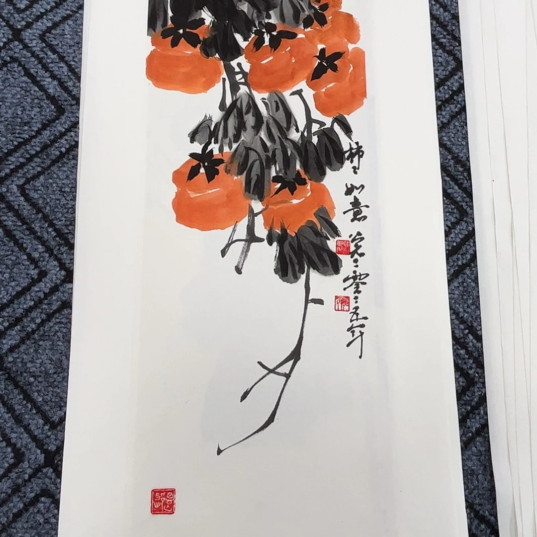 梵***思国画贾永思老师70.23花鸟奇
