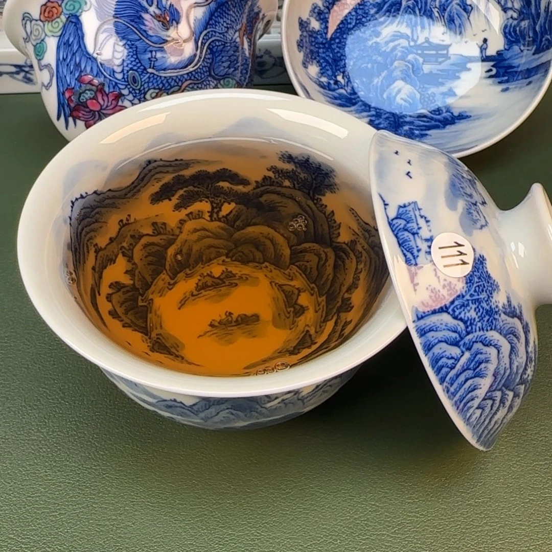 彦祖纯手工手绘茶具111