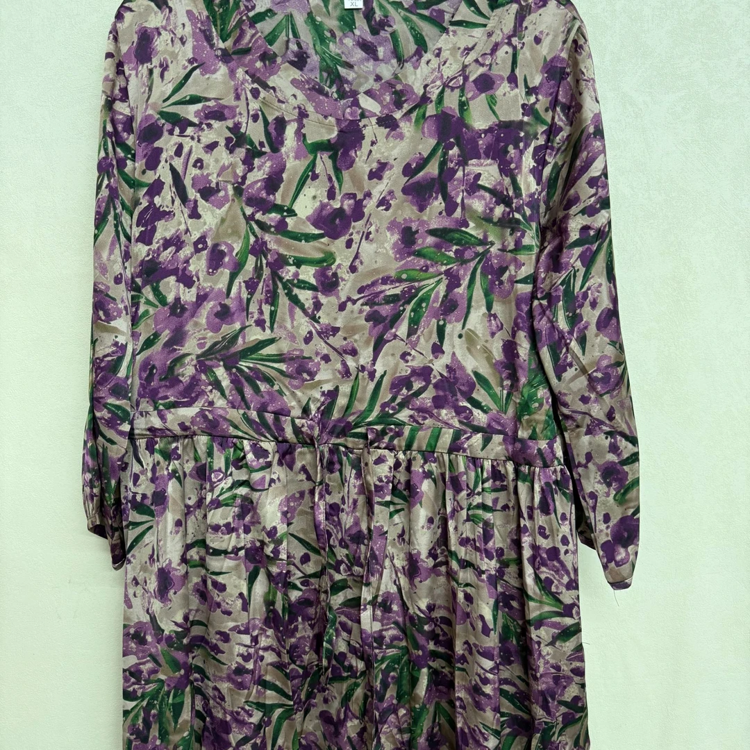 056紫琴夏季新款洋气显瘦气质时尚百搭女装连衣裙轻奢