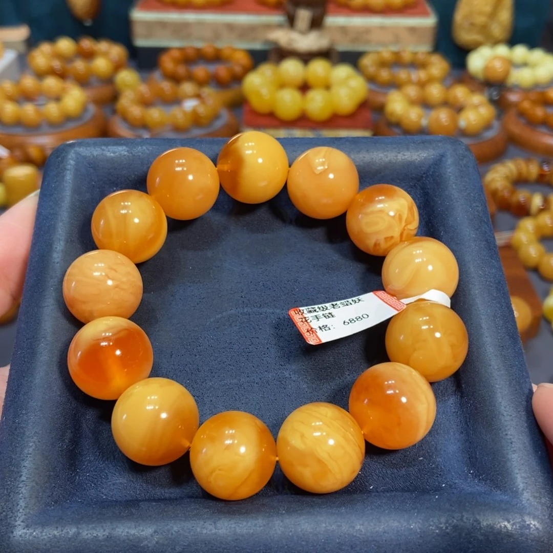 蜜蜡手链未镶嵌蜜蜡